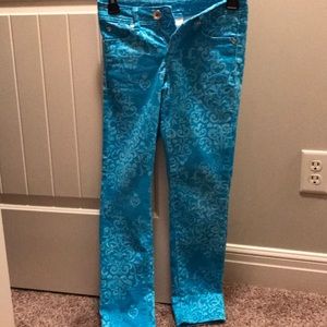 Cute blue pattered jean